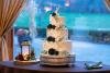 Cake at Black Bear wedding reception.