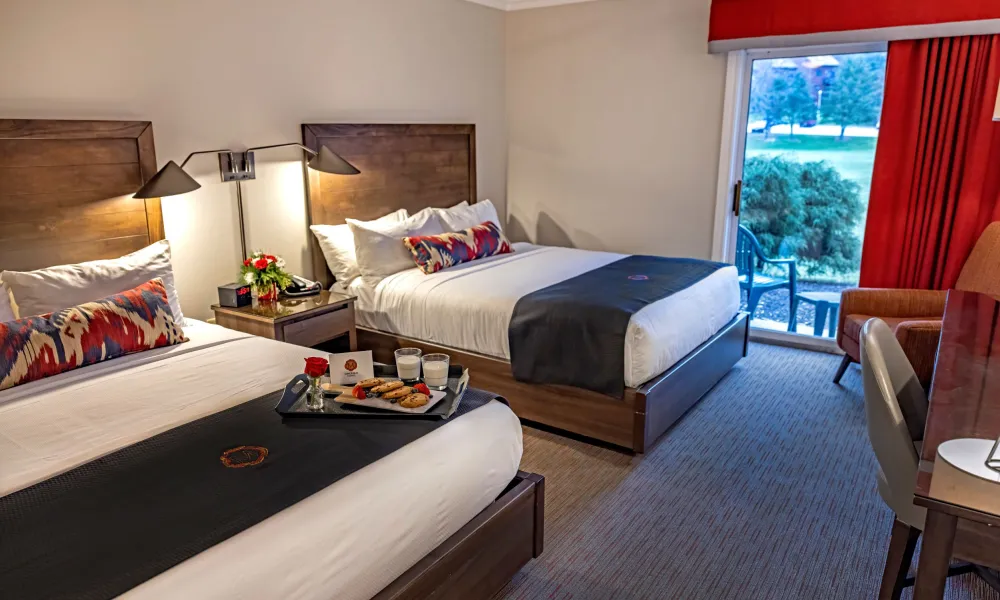 Deluxe Guest Room with Patio at Minerals Hotel