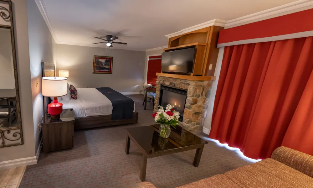 Junior Suite Guest Room with Balcony at Minerals Hotel