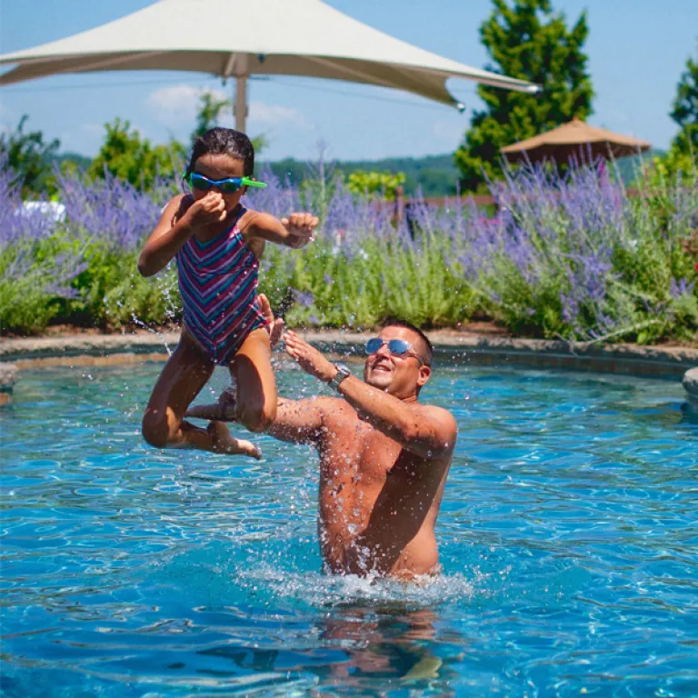 Biosphere outdoor pool